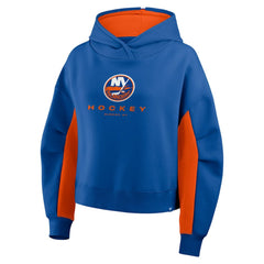 New York Islanders Fanatics Women's Back Check Boxy Hoodie - Royal - NHL