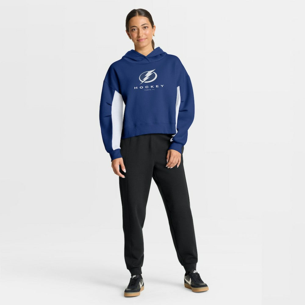 Tampa Bay Lightning Fanatics Women's Back Check Boxy Hoodie - Blue - NHL