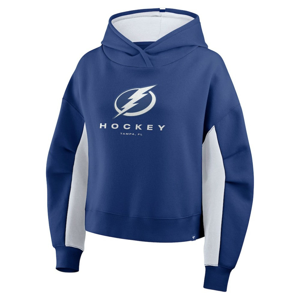 Tampa Bay Lightning Fanatics Women's Back Check Boxy Hoodie - Blue - NHL