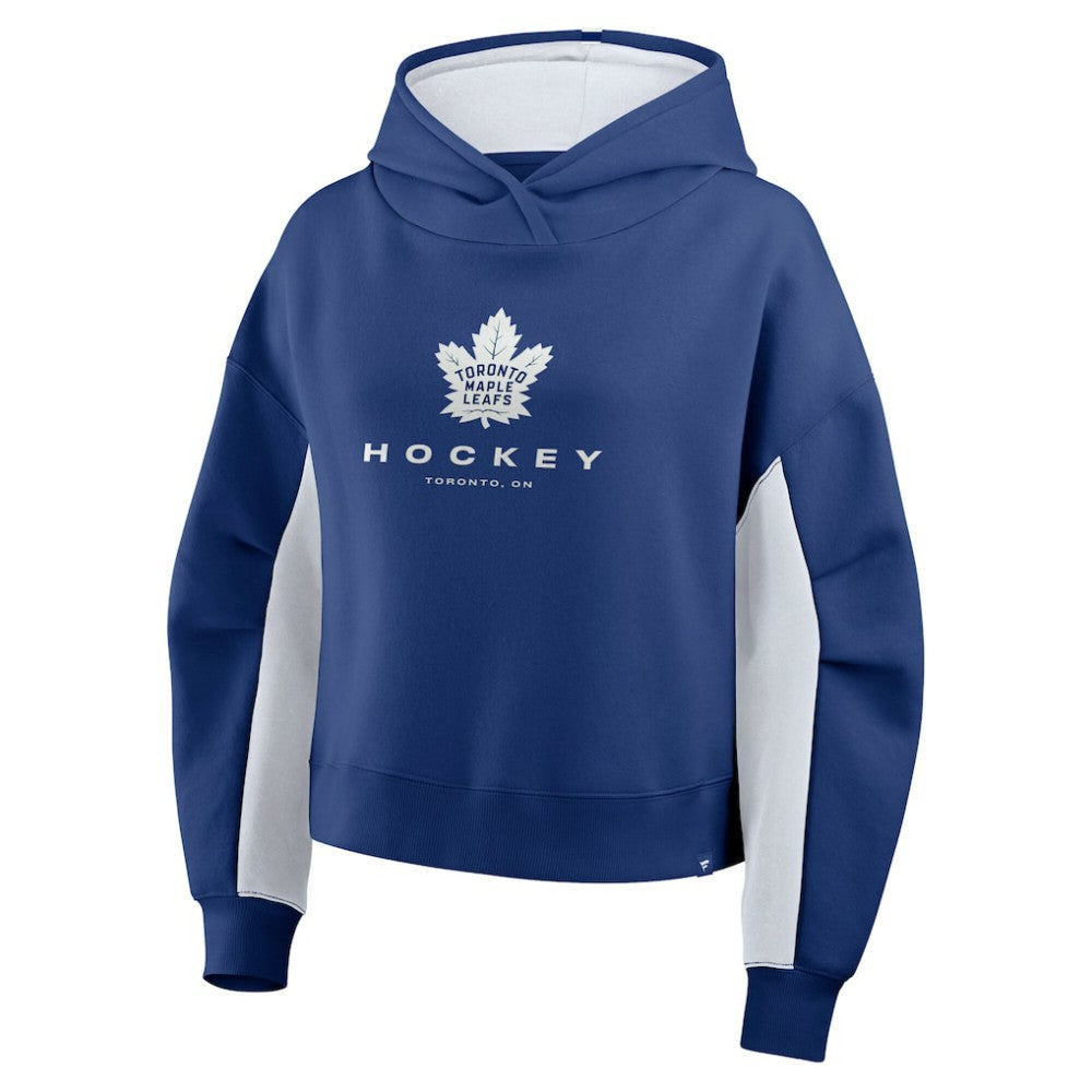 Toronto Maple Leafs Fanatics Women's Back Check Boxy Hoodie - Blue - NHL