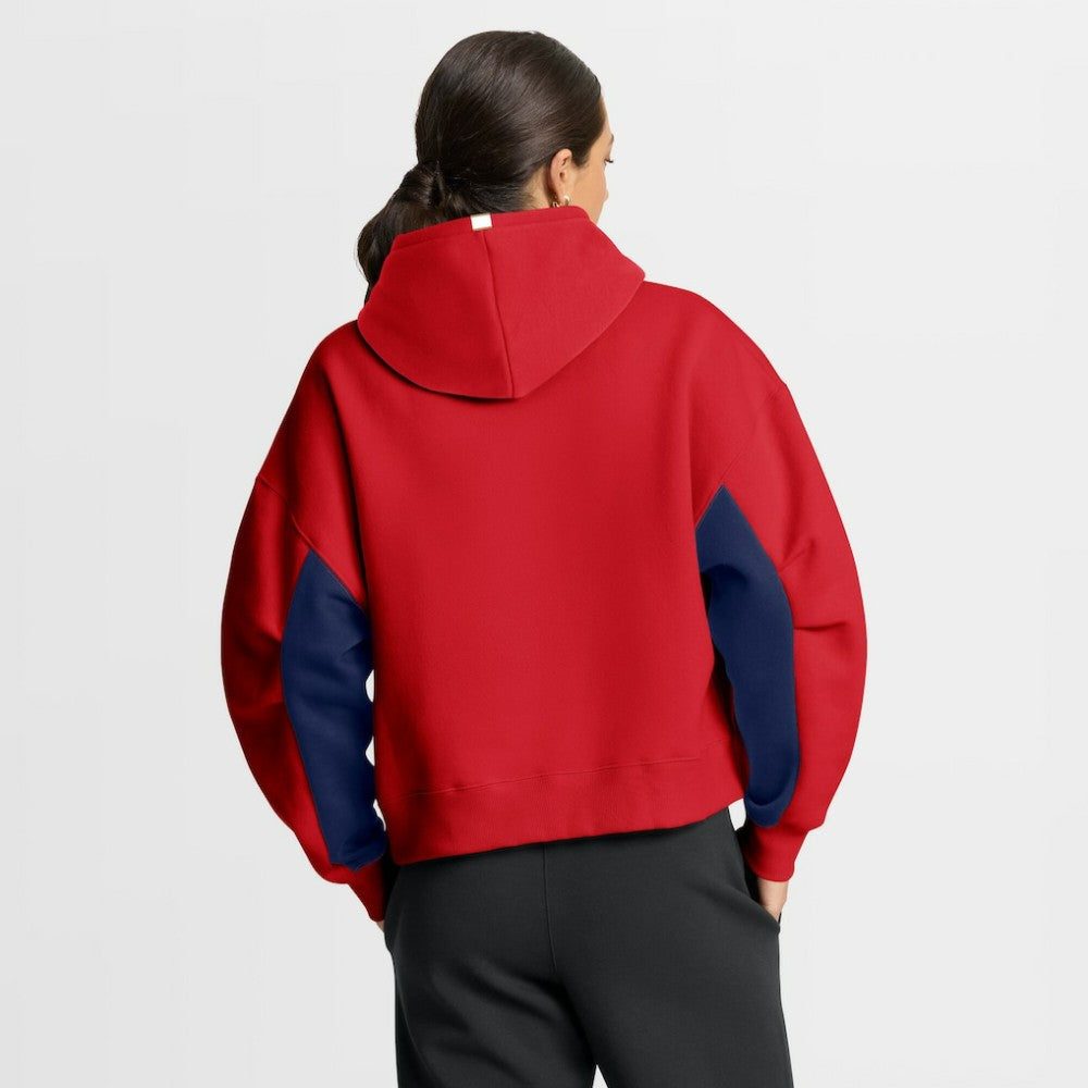 Florida Panthers Fanatics Women's Back Check Boxy Hoodie - Red - NHL