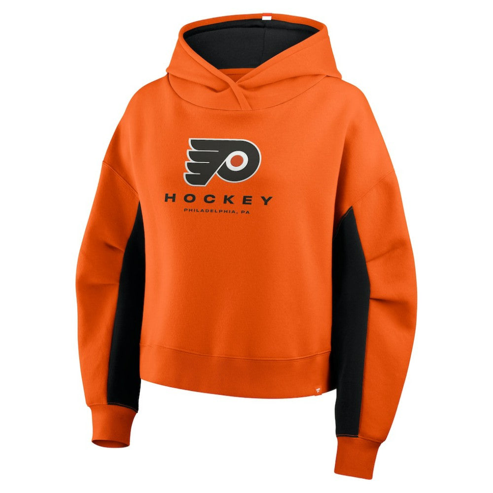 Philadelphia Flyers Fanatics Women's Back Check Boxy Hoodie - Orange - NHL