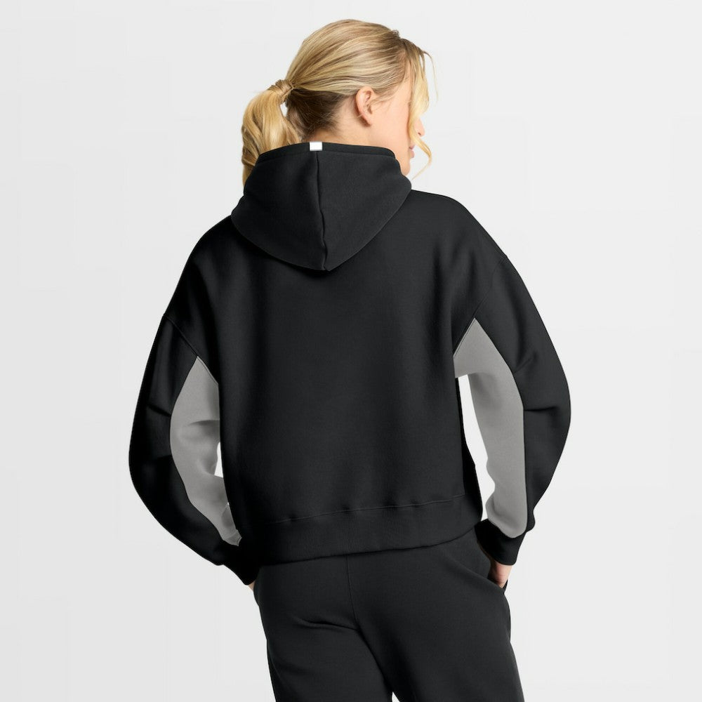 Los Angeles Kings Fanatics Women's Back Check Boxy Hoodie - Black - NHL