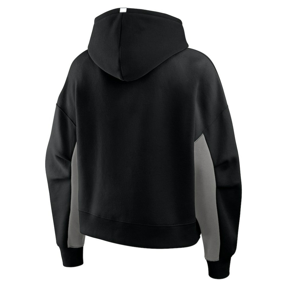 Los Angeles Kings Fanatics Women's Back Check Boxy Hoodie - Black - NHL