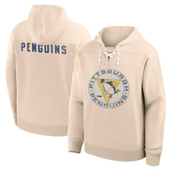 Pittsburgh Penguins Fanatics Vintage Hoodie - Cream - NHL