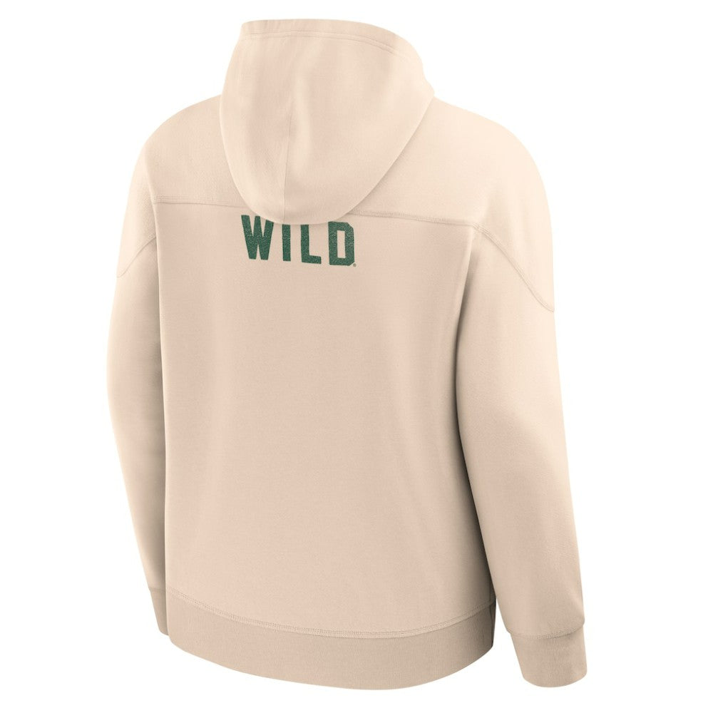 Minnesota Wild Fanatics Vintage Hoodie - Cream - NHL