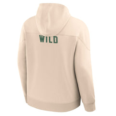 Minnesota Wild Fanatics Vintage Hoodie - Cream - NHL