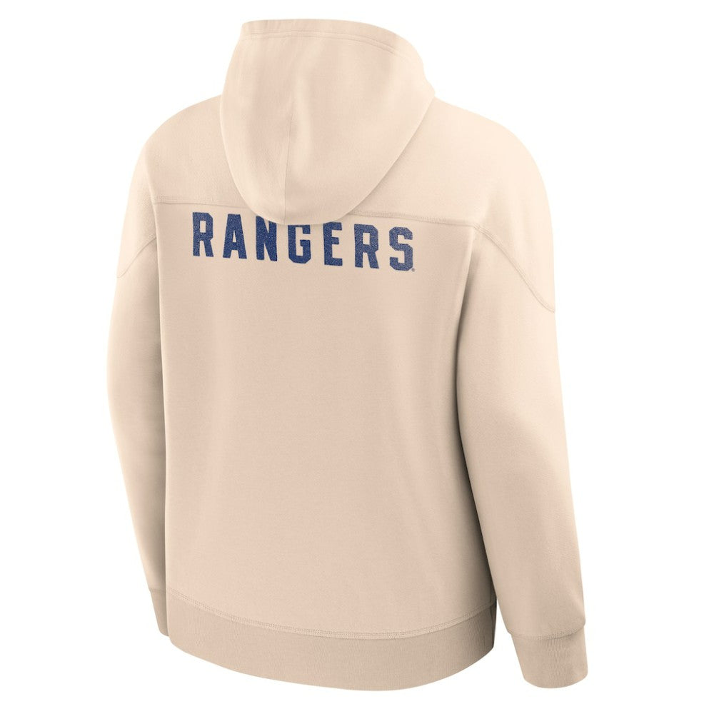 New York Rangers Fanatics Vintage Hoodie - Cream - NHL