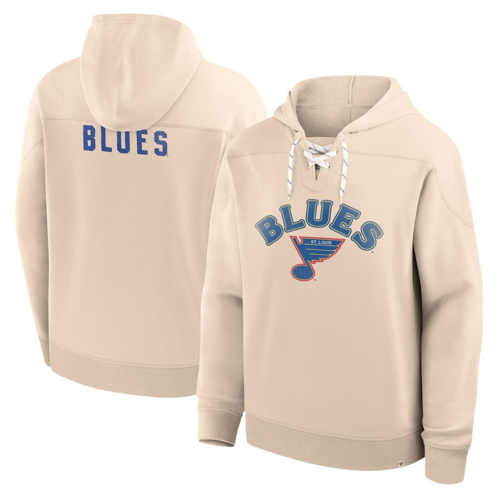 St. Louis Blues Fanatics Vintage Hoodie - Cream - NHL