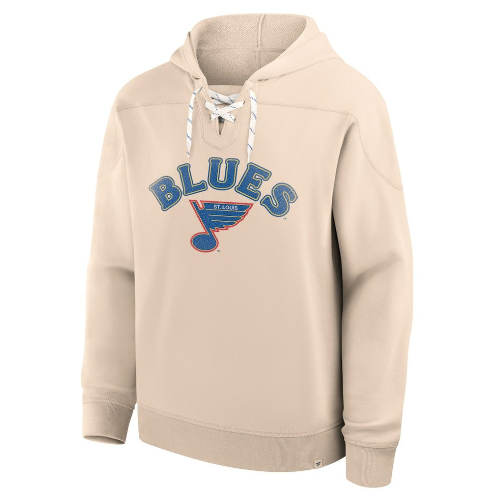 St. Louis Blues Fanatics Vintage Hoodie - Cream - NHL