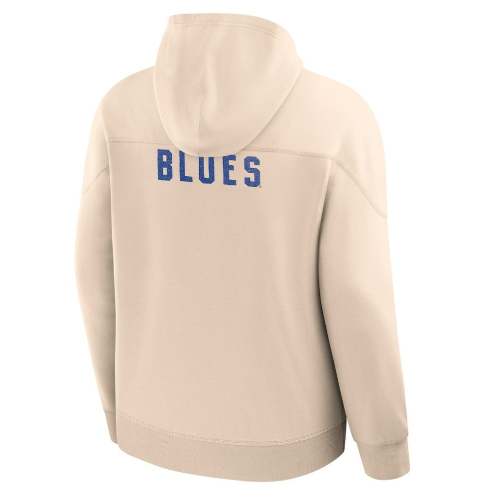 St. Louis Blues Fanatics Vintage Hoodie - Cream - NHL