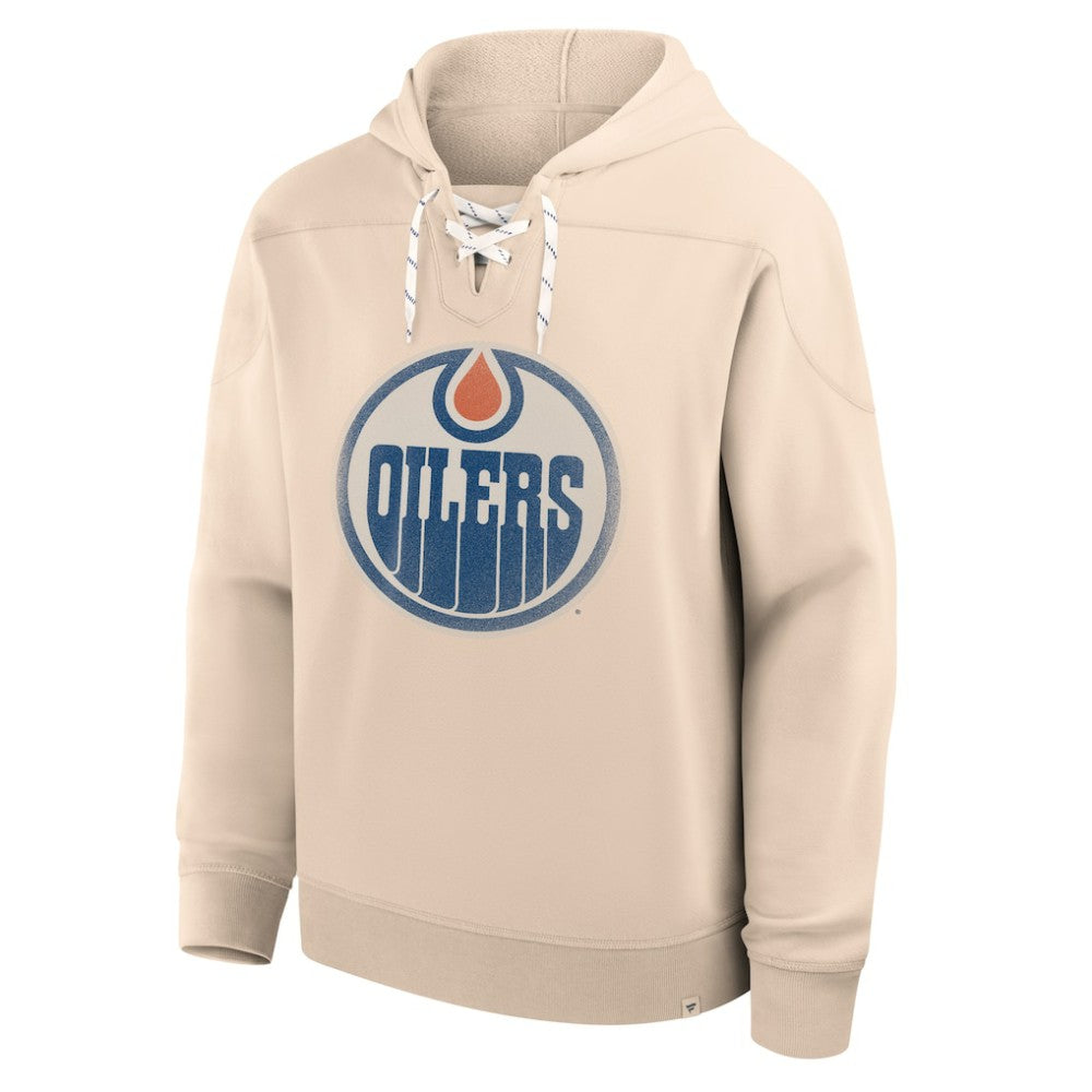 Edmonton Oilers Fanatics Vintage Hoodie - Cream - NHL