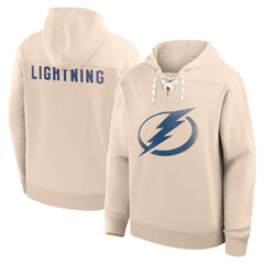 Tampa Bay Lightning Fanatics Vintage Hoodie - Cream - NHL