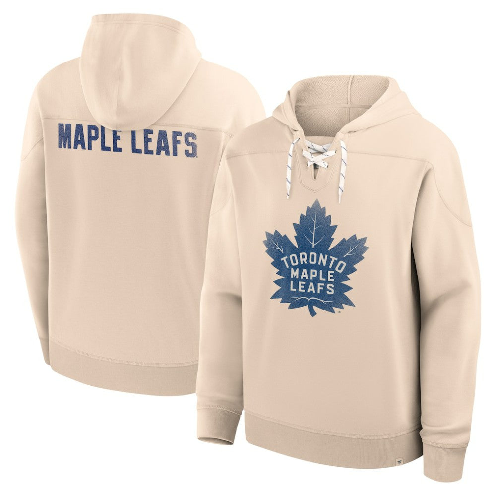 Toronto Maple Leafs Fanatics Vintage Hoodie - Cream - NHL