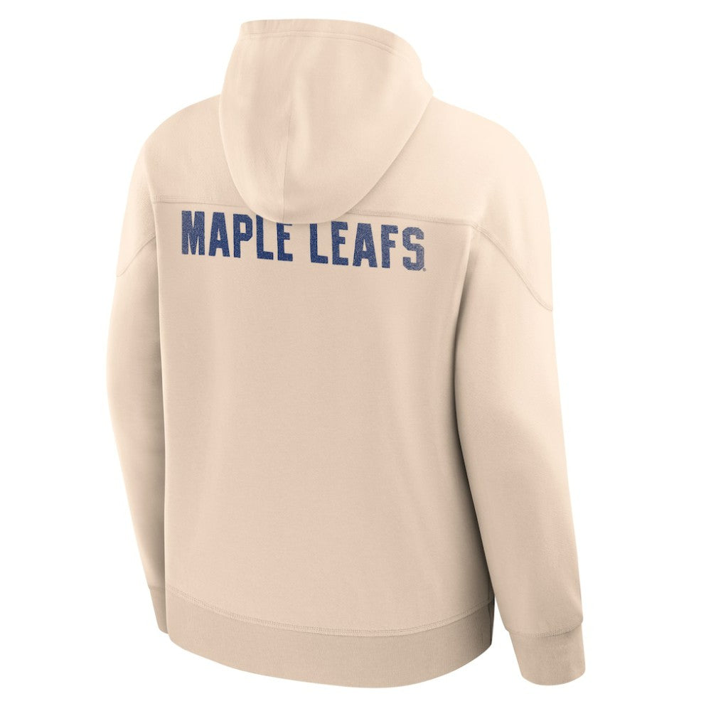 Toronto Maple Leafs Fanatics Vintage Hoodie - Cream - NHL