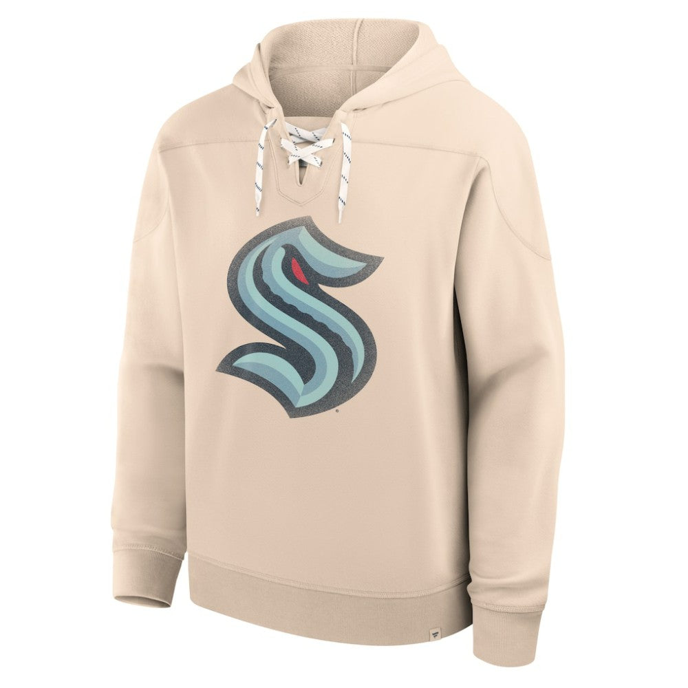 Seattle Kraken Fanatics Vintage Hoodie - Cream - NHL