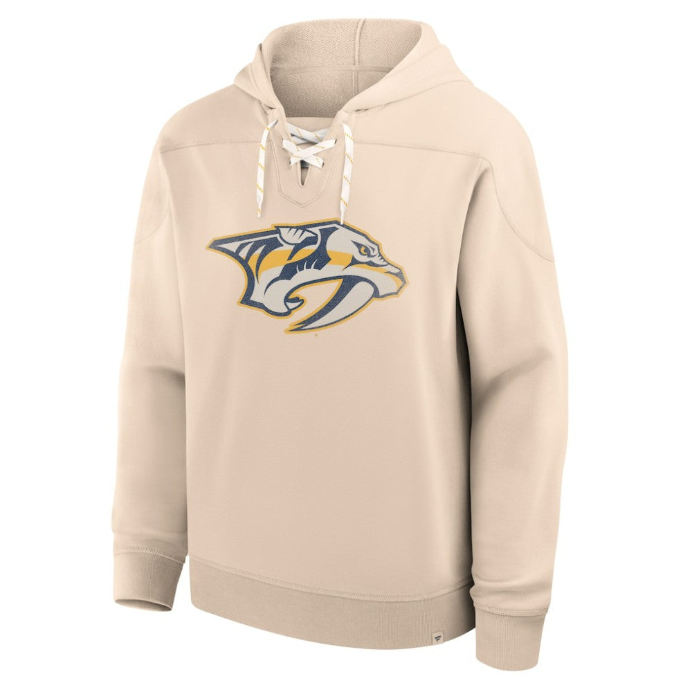 Nashville Predators Fanatics Vintage Hoodie - Cream - NHL