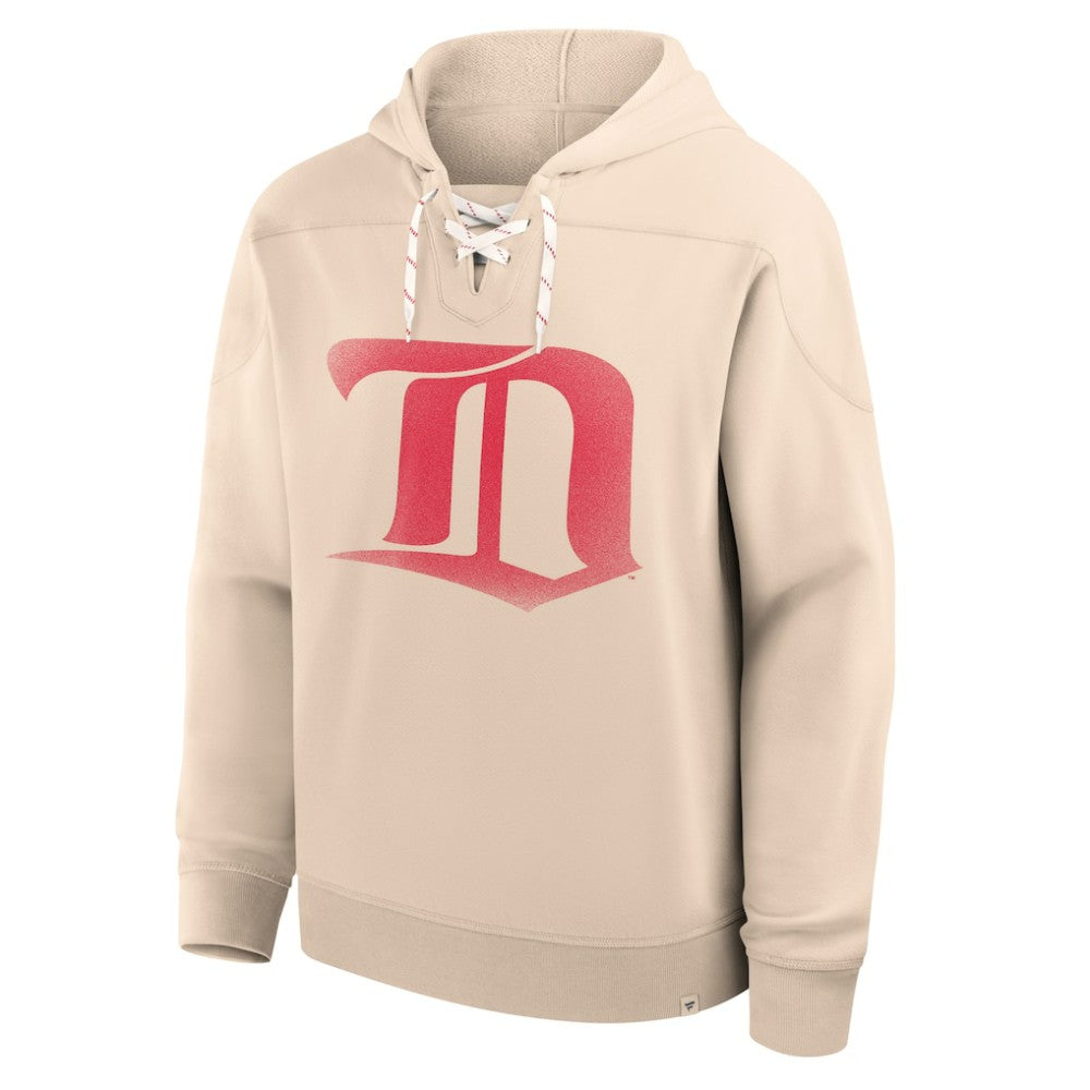 Detroit Red Wings Fanatics Vintage Hoodie - Cream - NHL