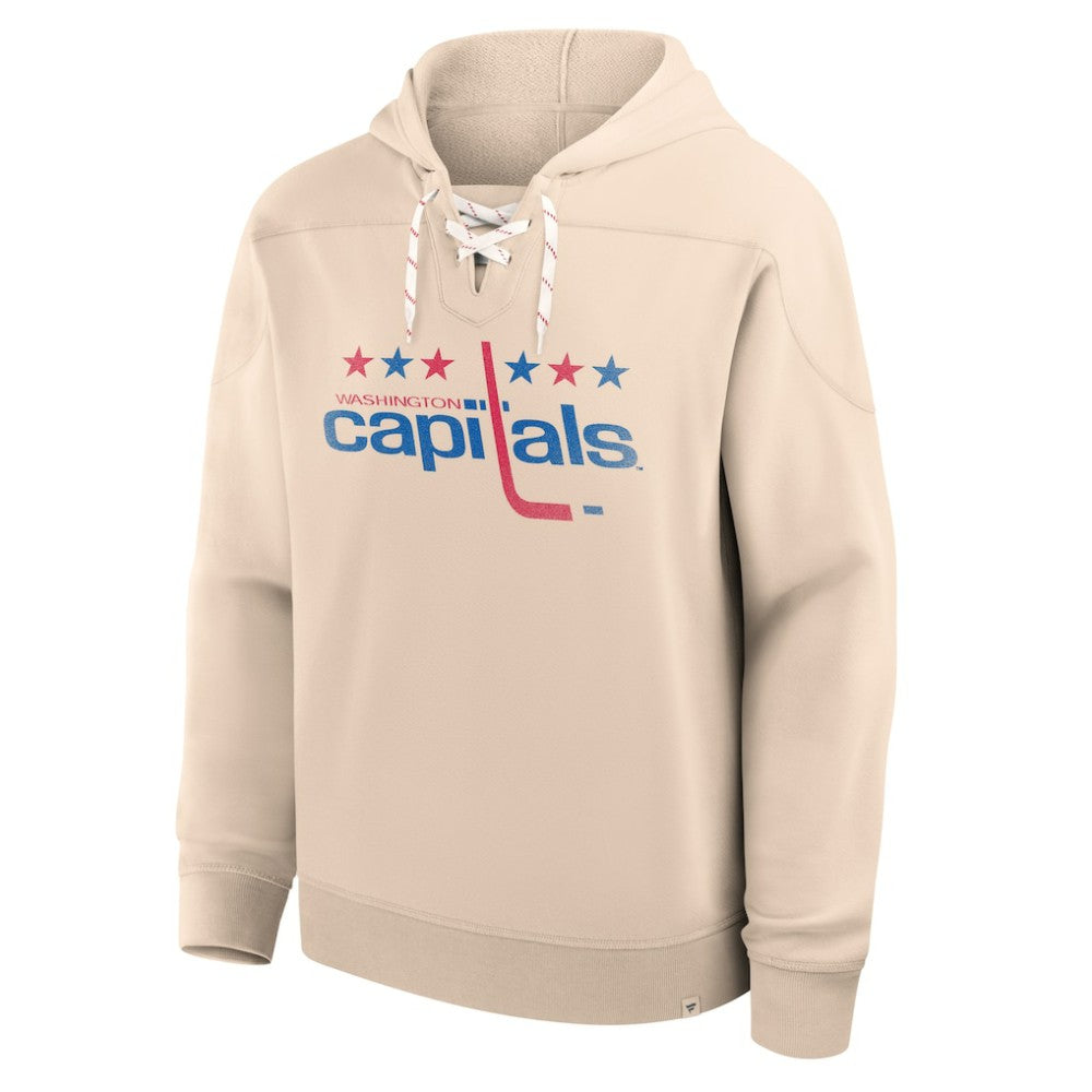 Washington Capitals Fanatics Vintage Hoodie - Cream - NHL