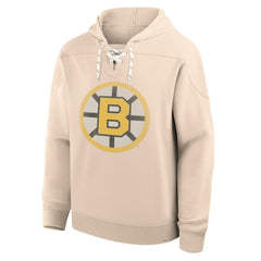 Boston Bruins Fanatics Vintage Hoodie - Cream - NHL