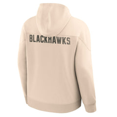 Chicago Blackhawks Fanatics Vintage Hoodie - Cream - NHL