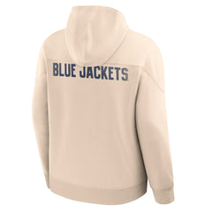 Columbus Blue Jackets Fanatics Vintage Hoodie - Cream - NHL