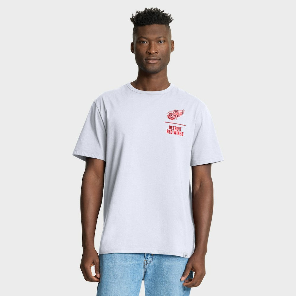 Detroit Red Wings Fanatics Crash The Net Legacy T-Shirt - White - NHL