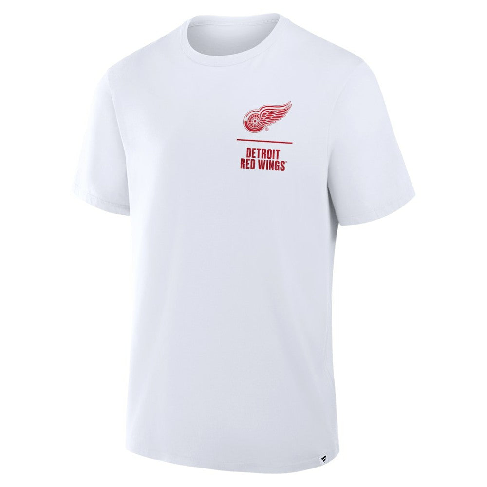 Detroit Red Wings Fanatics Crash The Net Legacy T-Shirt - White - NHL
