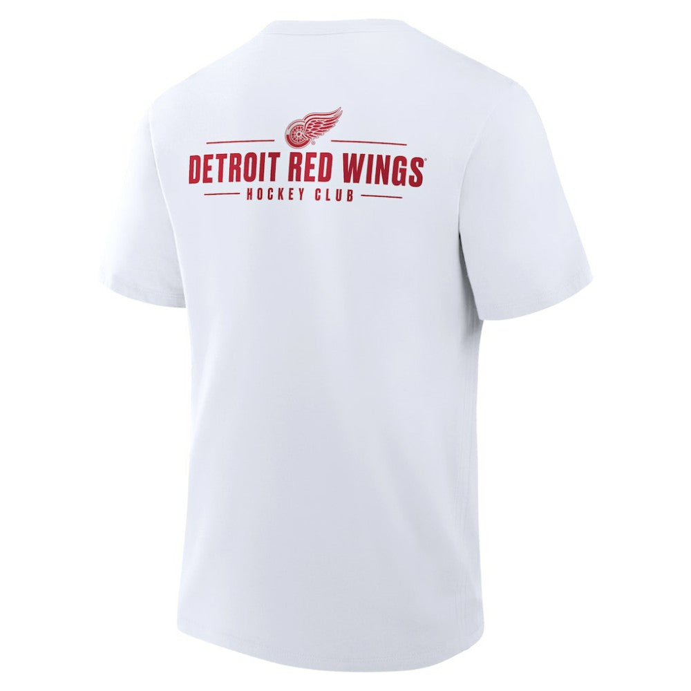 Detroit Red Wings Fanatics Crash The Net Legacy T-Shirt - White - NHL