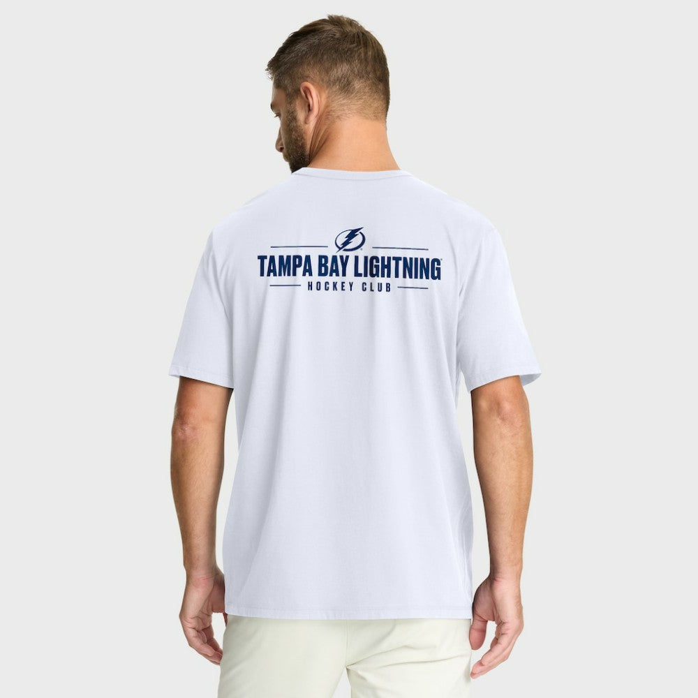 Tampa Bay Lightning Fanatics Crash The Net Legacy T-Shirt - White - NHL