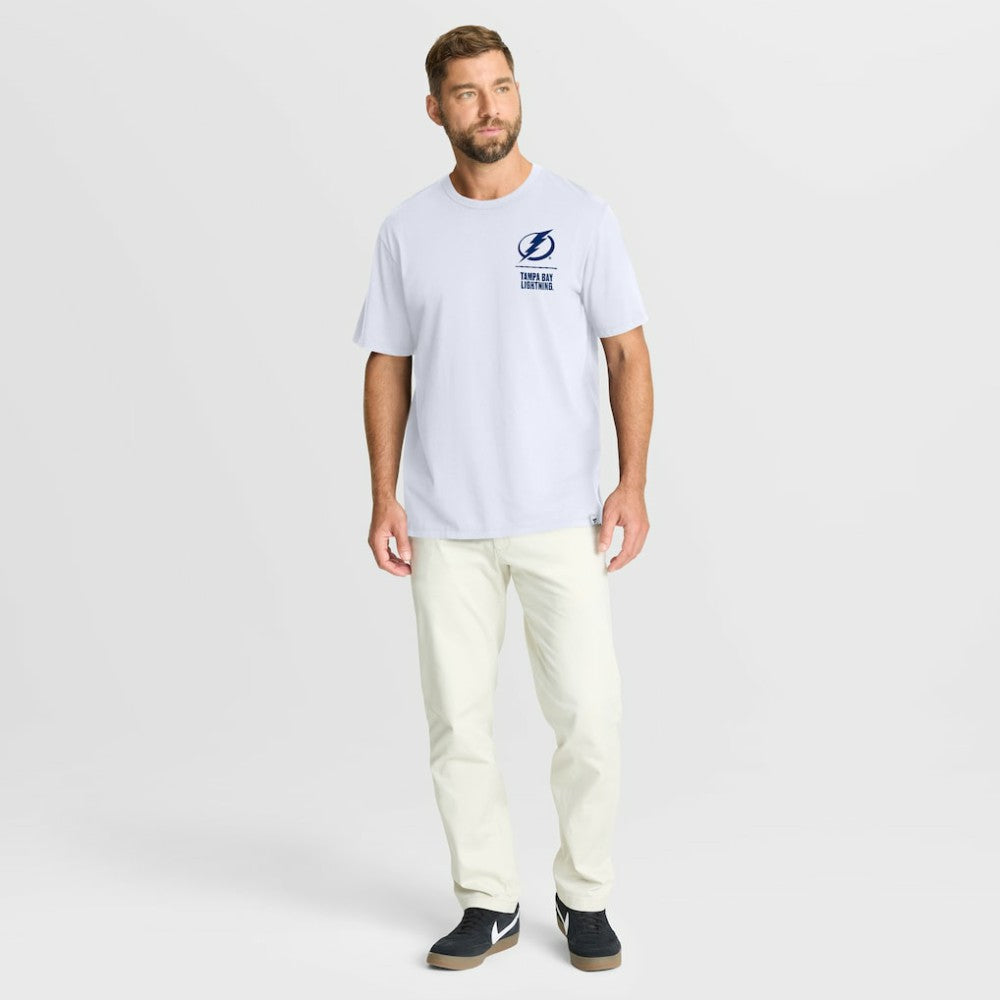 Tampa Bay Lightning Fanatics Crash The Net Legacy T-Shirt - White - NHL