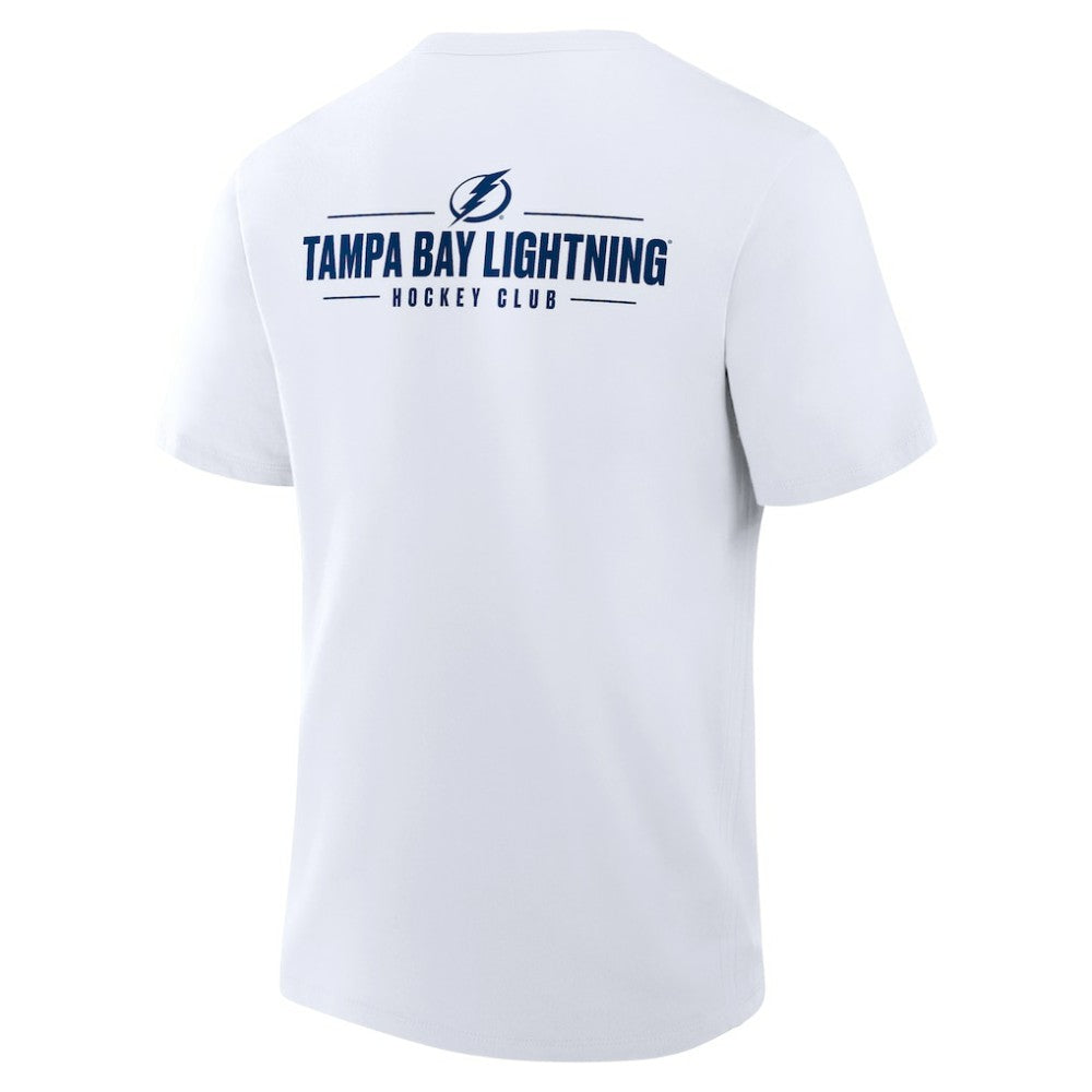 Tampa Bay Lightning Fanatics Crash The Net Legacy T-Shirt - White - NHL