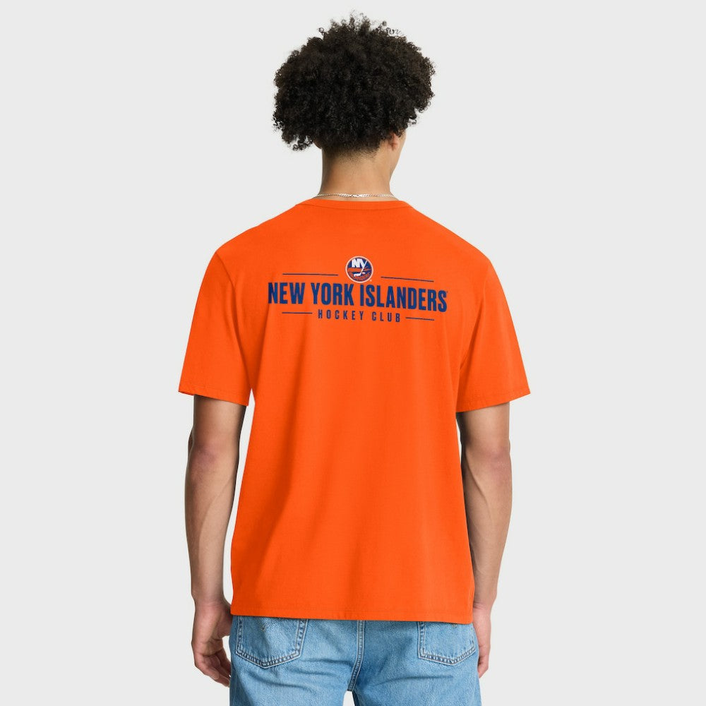 New York Islanders Fanatics Crash The Net Legacy T-Shirt - Orange - NHL