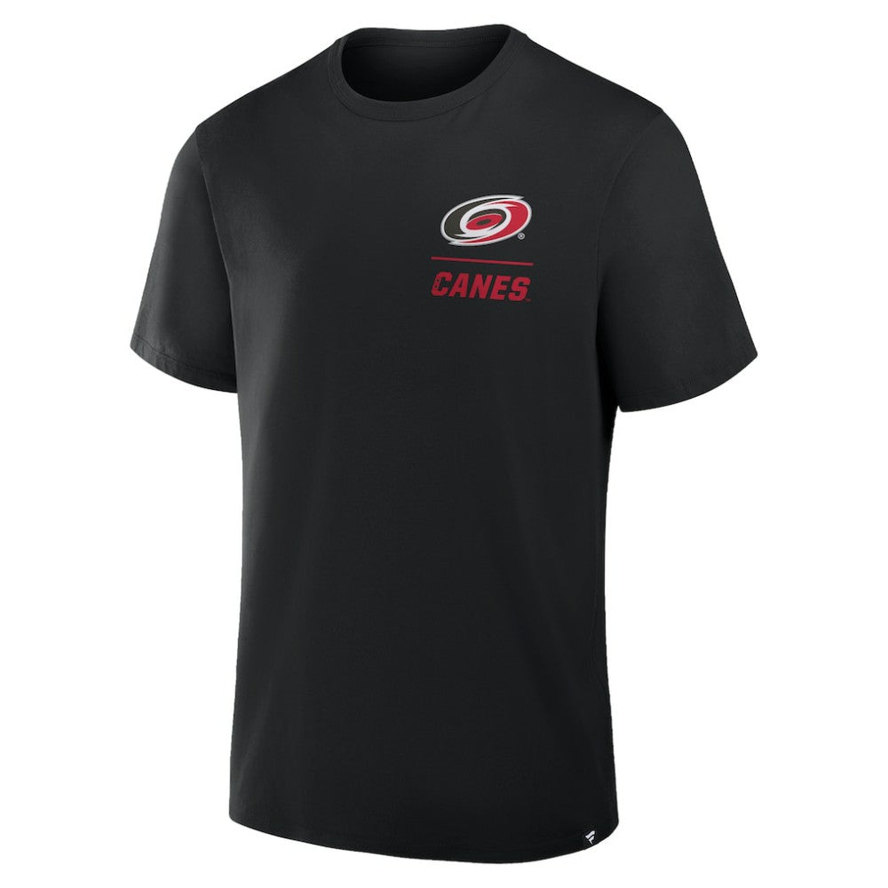 Carolina Hurricanes Fanatics Crash The Net Legacy T-Shirt - Black - NHL