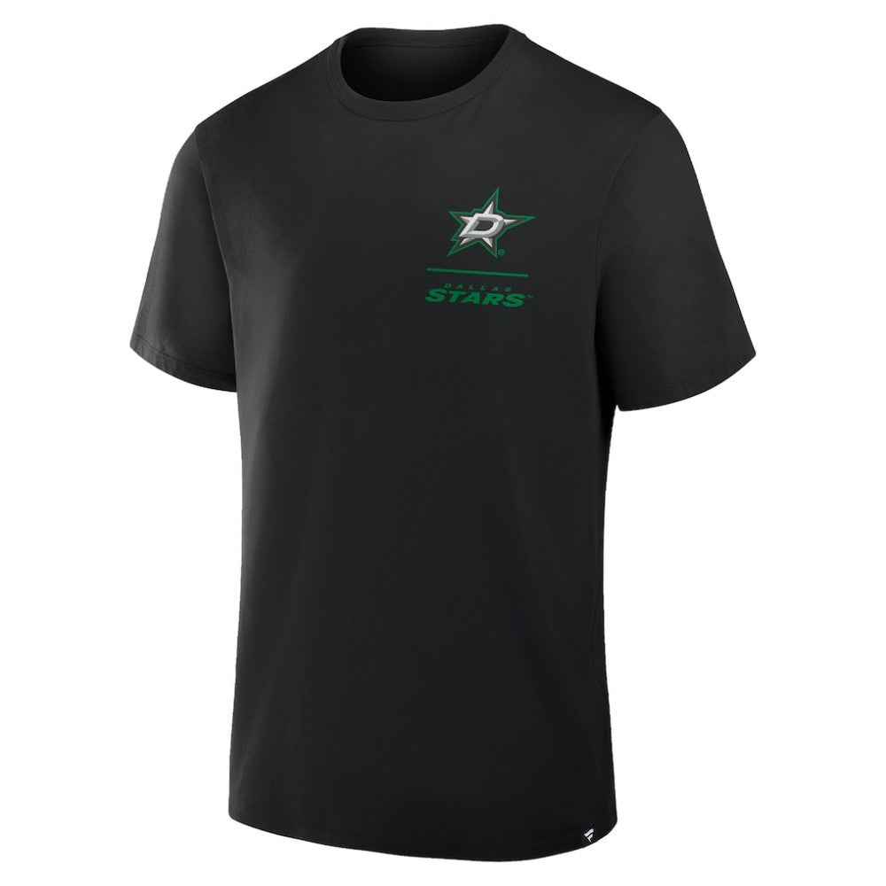 Dallas Stars Fanatics Crash The Net Legacy T-Shirt - Black - NHL