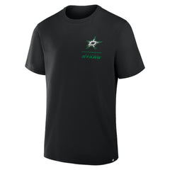 Dallas Stars Fanatics Crash The Net Legacy T-Shirt - Black - NHL