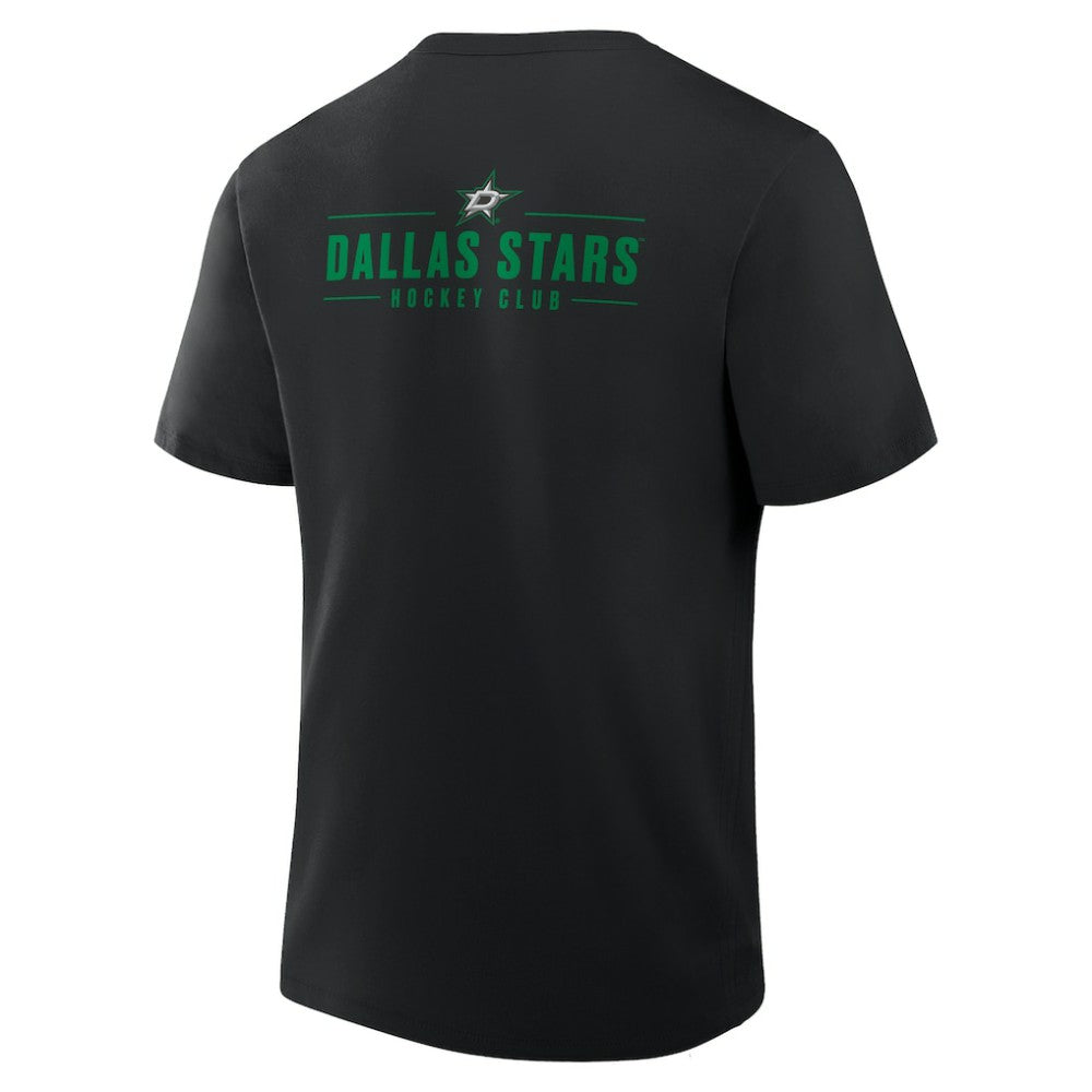 Dallas Stars Fanatics Crash The Net Legacy T-Shirt - Black - NHL