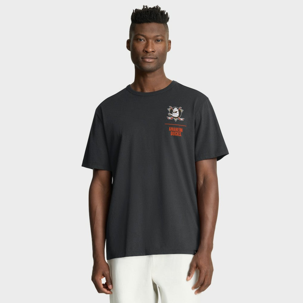 Anaheim Ducks Fanatics Crash The Net Legacy T-Shirt - Black - NHL