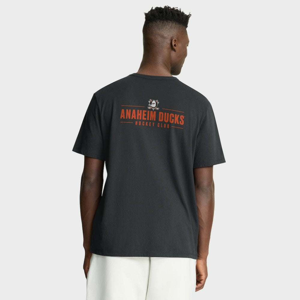 Anaheim Ducks Fanatics Crash The Net Legacy T-Shirt - Black - NHL