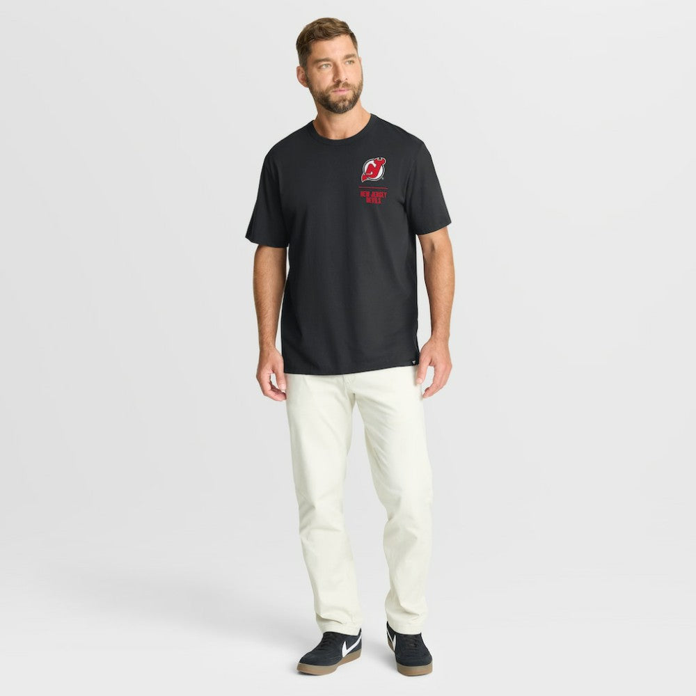 New Jersey Devils Fanatics Crash The Net Legacy T-Shirt - Black - NHL
