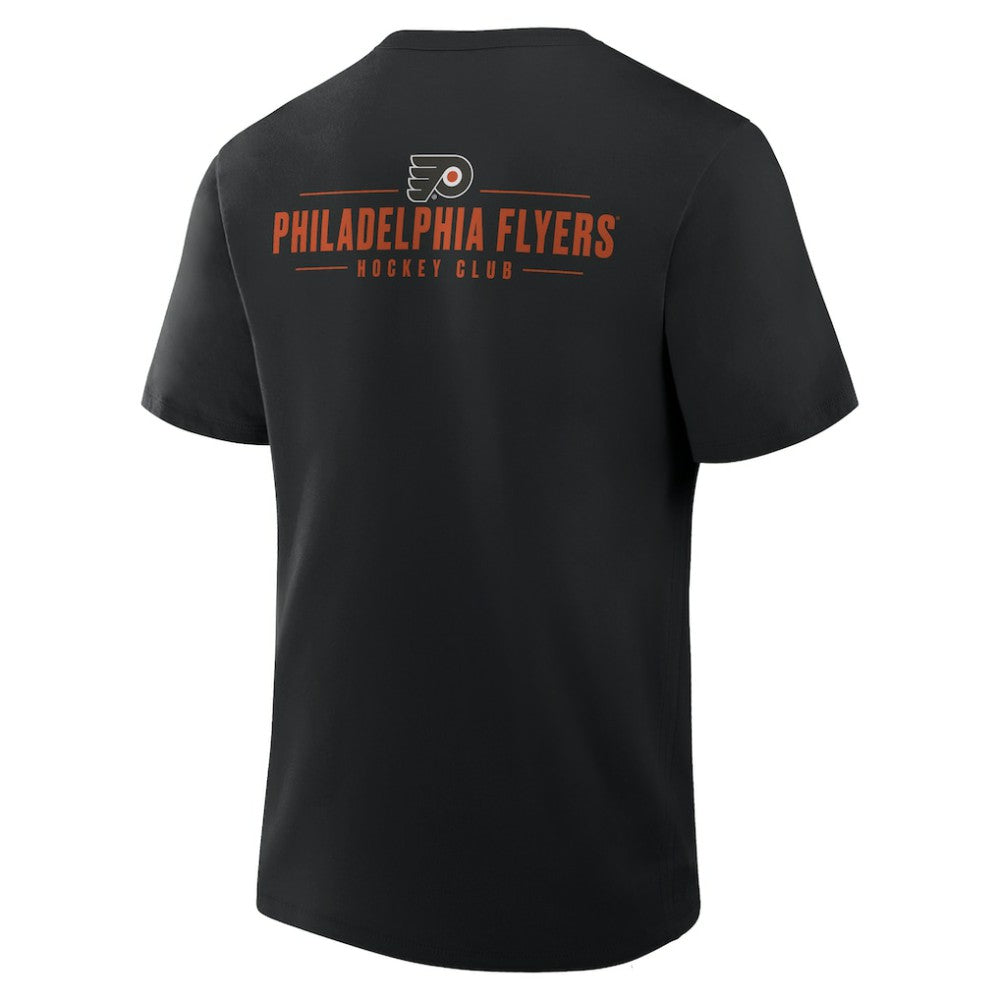 Philadelphia Flyers Fanatics Crash The Net Legacy T-Shirt - Black - NHL