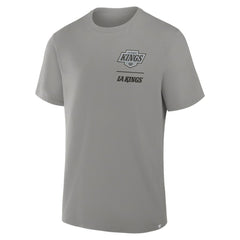 Los Angeles Kings Fanatics Crash The Net Legacy T-Shirt - Gray - NHL