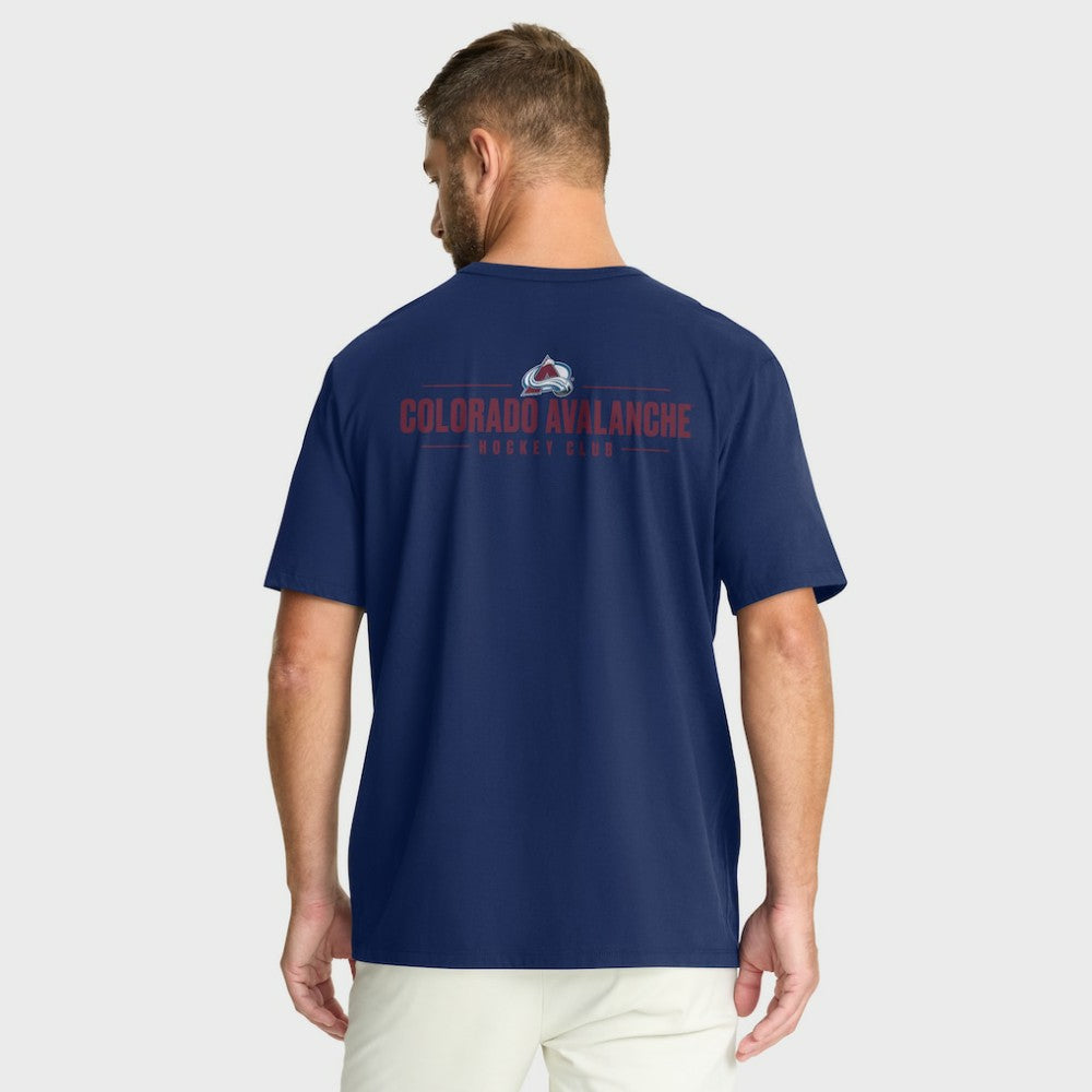 Colorado Avalanche Fanatics Crash The Net Legacy T-Shirt - Navy - NHL