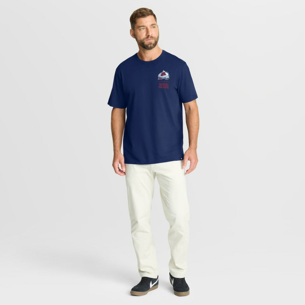 Colorado Avalanche Fanatics Crash The Net Legacy T-Shirt - Navy - NHL