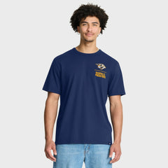 Nashville Predators Fanatics Crash The Net Legacy T-Shirt - Navy - NHL