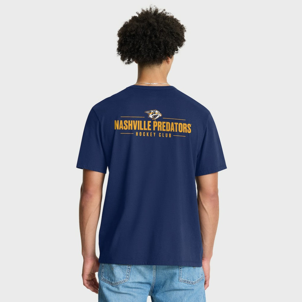 Nashville Predators Fanatics Crash The Net Legacy T-Shirt - Navy - NHL