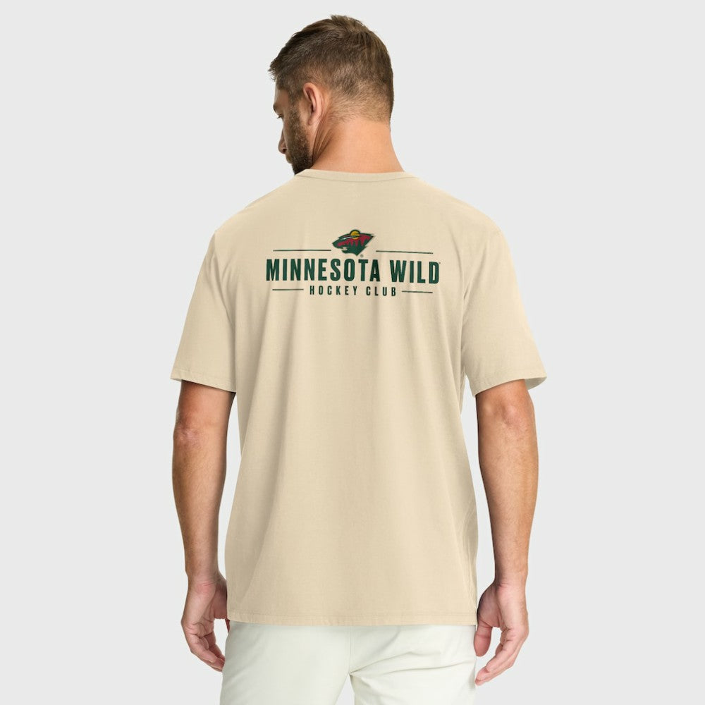 Minnesota Wild Fanatics Crash The Net Legacy T-Shirt - Natural - NHL