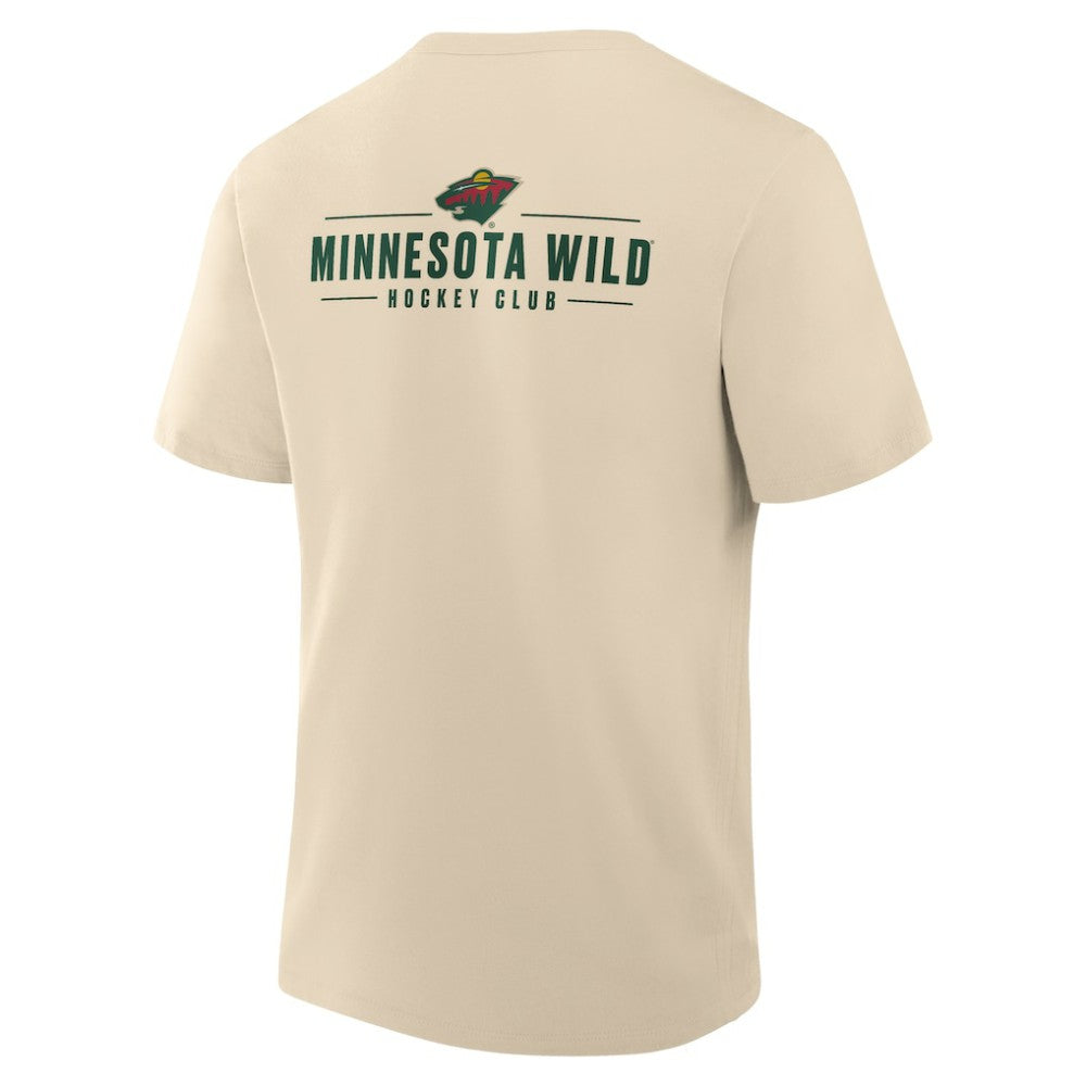 Minnesota Wild Fanatics Crash The Net Legacy T-Shirt - Natural - NHL