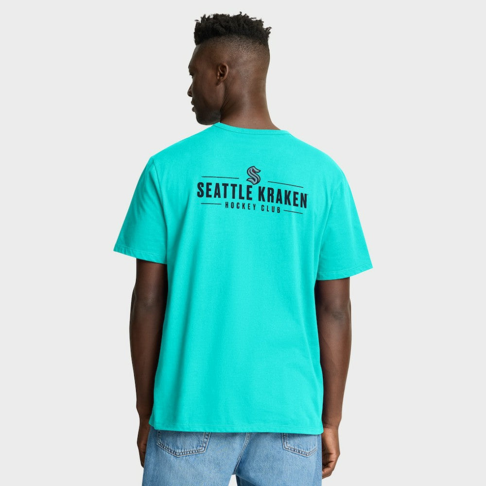 Seattle Kraken Fanatics Crash The Net Legacy T-Shirt - Light Blue - NHL