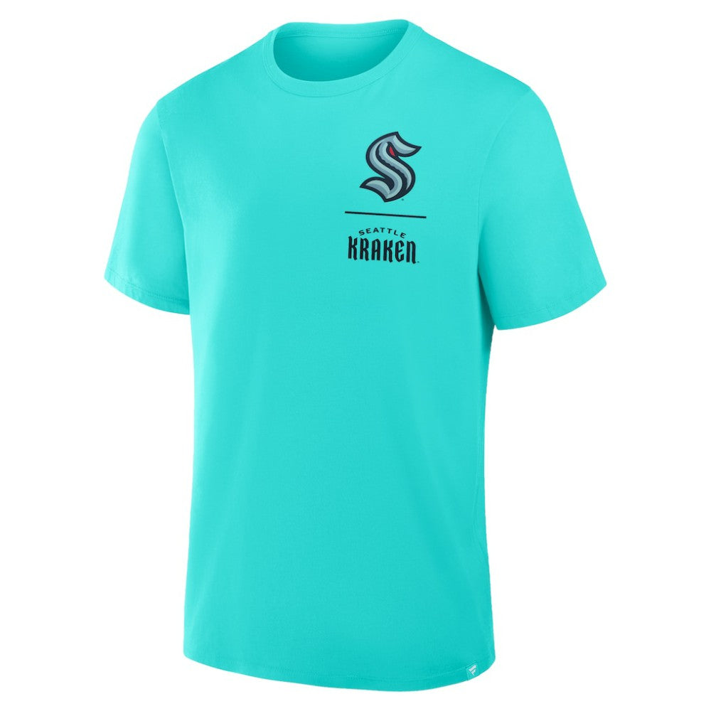 Seattle Kraken Fanatics Crash The Net Legacy T-Shirt - Light Blue - NHL